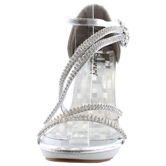 Delicacy Women's Rhinestones Embellished Straps Sandals size 8 # box G342 - Picture 6 of 6